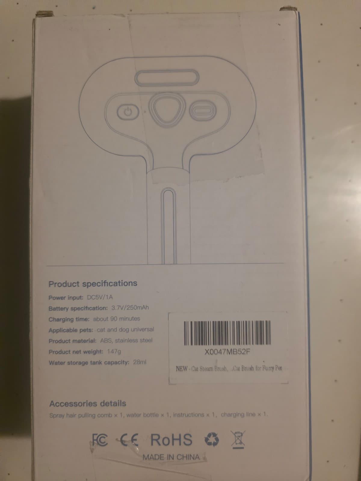 Pet Spray Hair Comb - Thumbnail 2