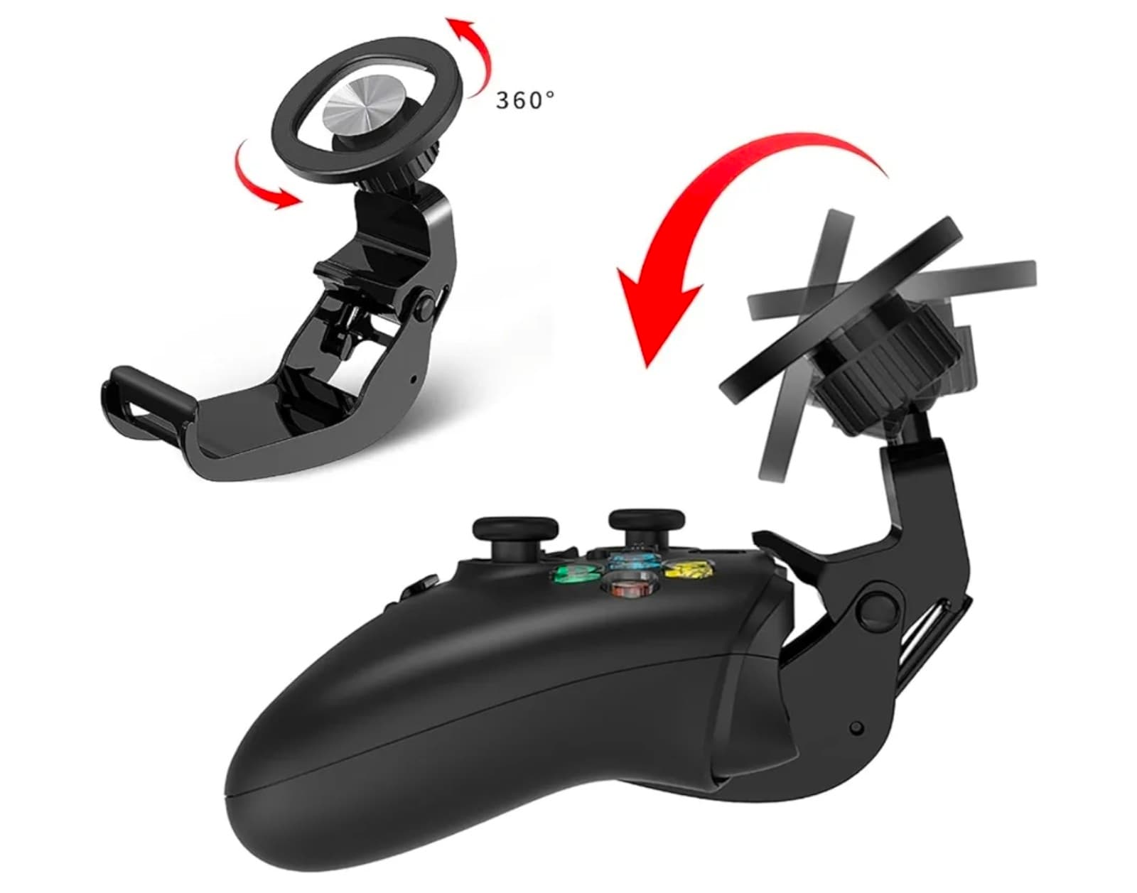 Controller Mount for Switch - Gaming Holder, MagSafe Phone Clip for Switch & Swi - Thumbnail 5