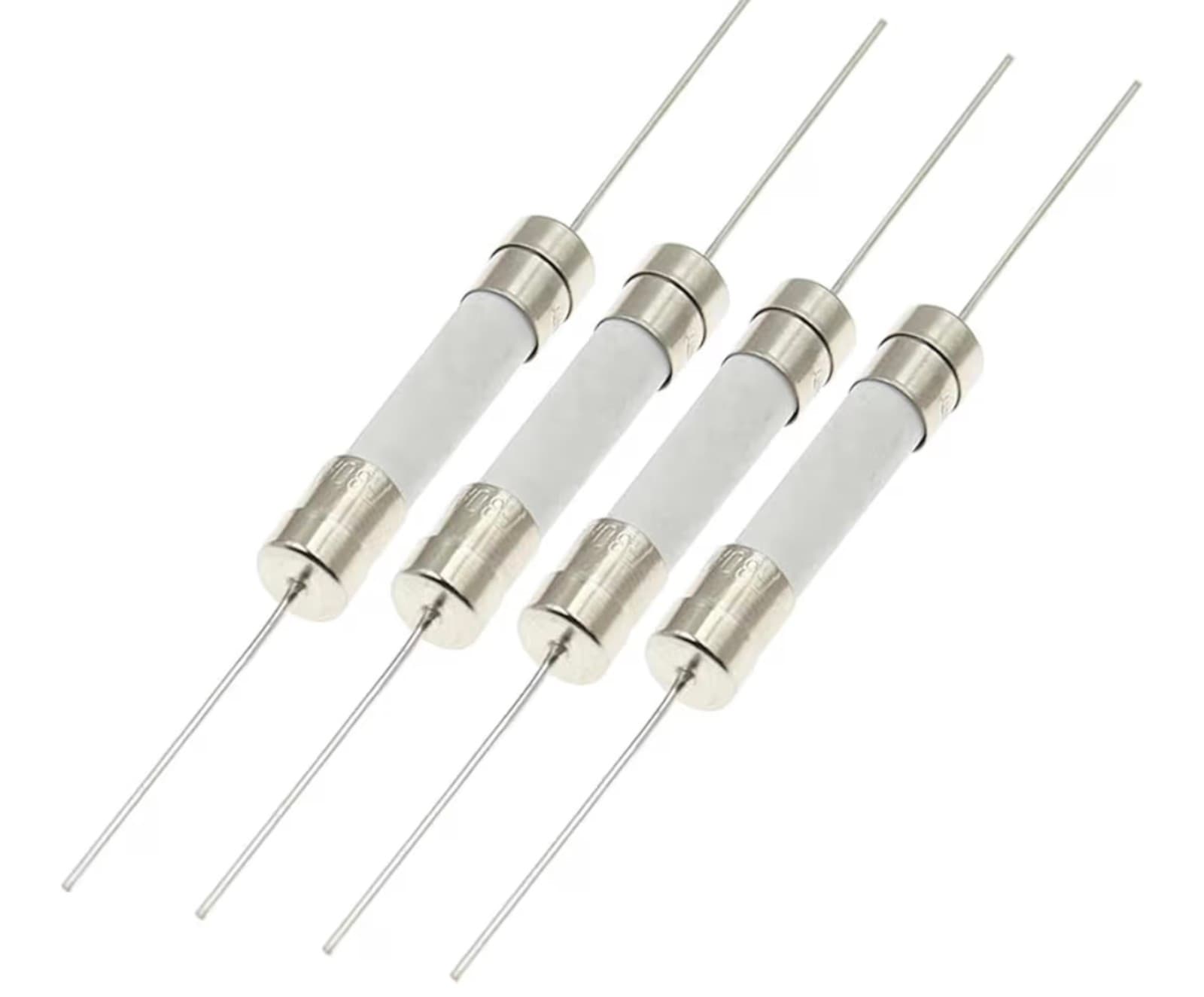 Ceramic Fuse Quick-Blow Fuse with pin 6X30MM 250V 8A 10A 15A 20A 20pc - Thumbnail 2