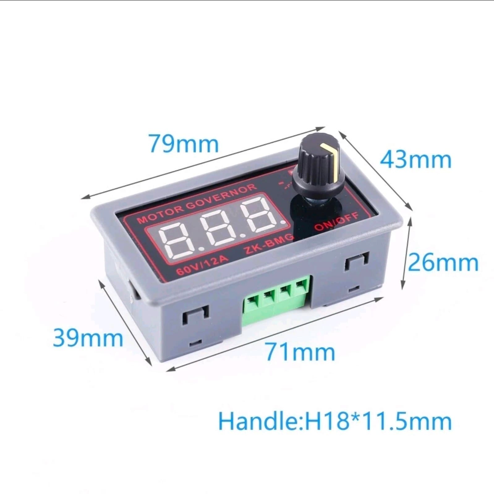 Motor Speed Controller PWM DC 60V Speed Regulator PWM Signal Generator Driver - Thumbnail 4