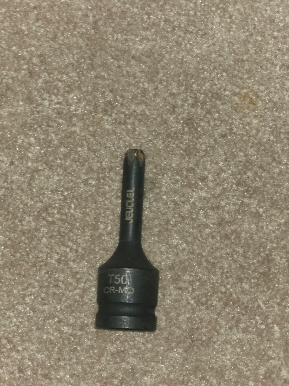 T50 Torx Star 6 Point Impact Bit Socket, T50 1/2-Inch Square Drive 3-Inch Long T - Thumbnail 2