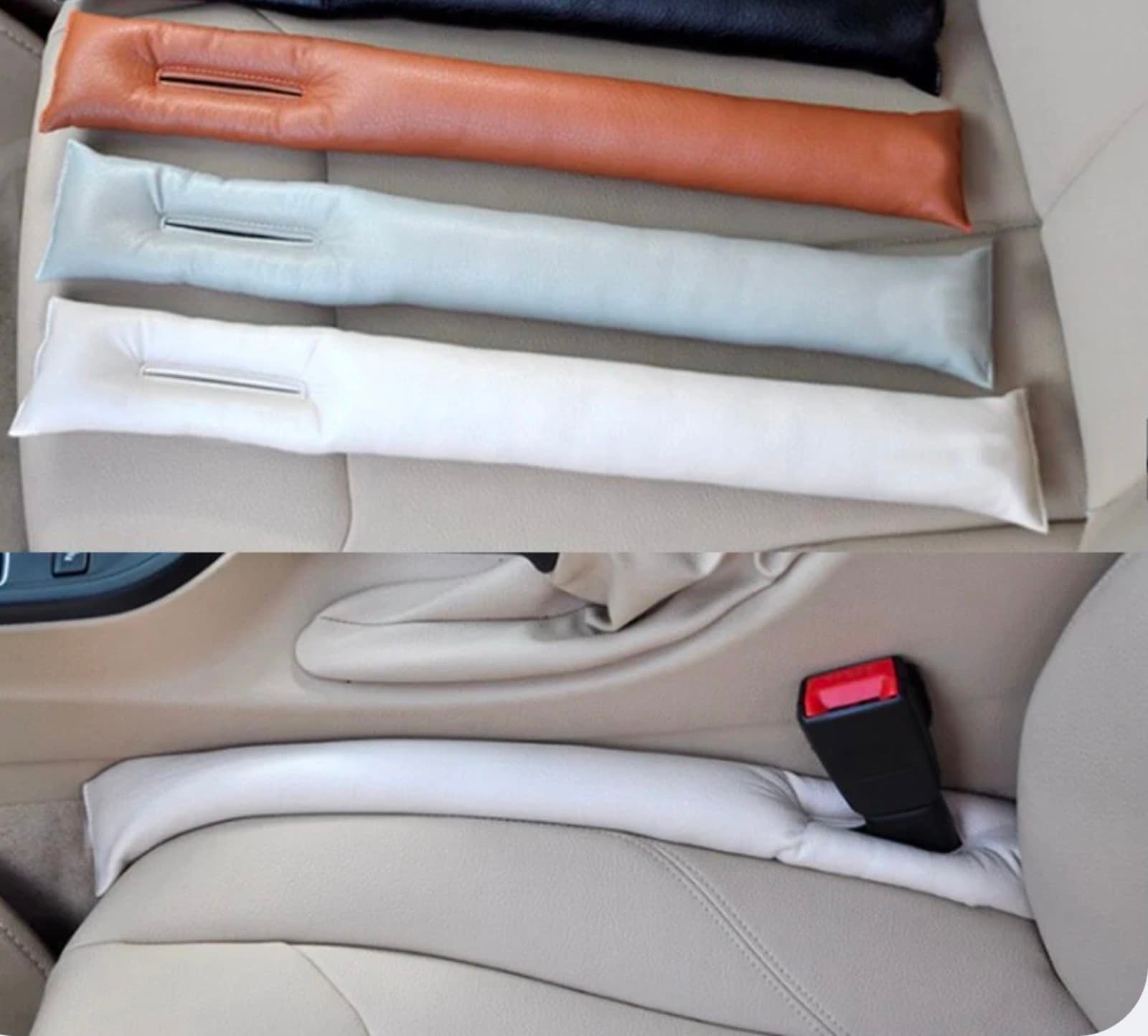 Car Seat Gap Pads Black 2 pack - Thumbnail 6