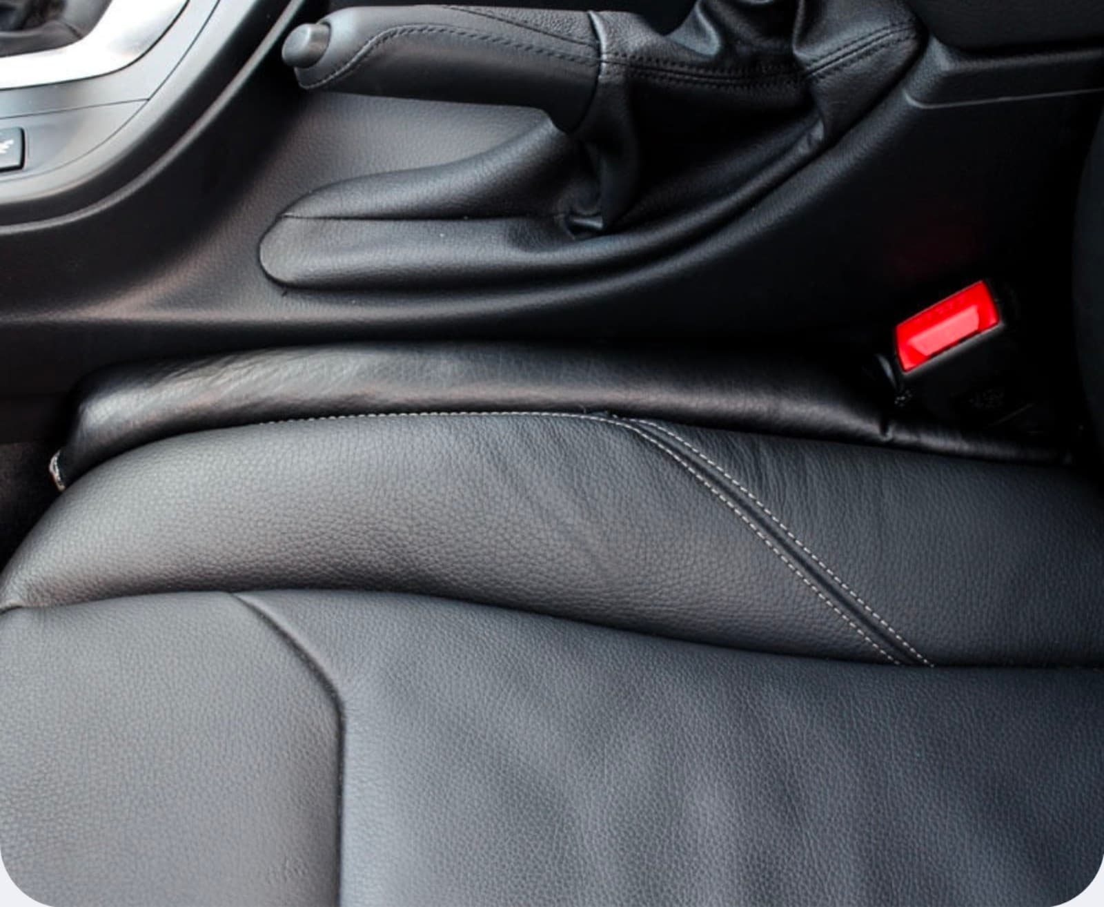 Car Seat Gap Pads Black 2 pack - Thumbnail 5