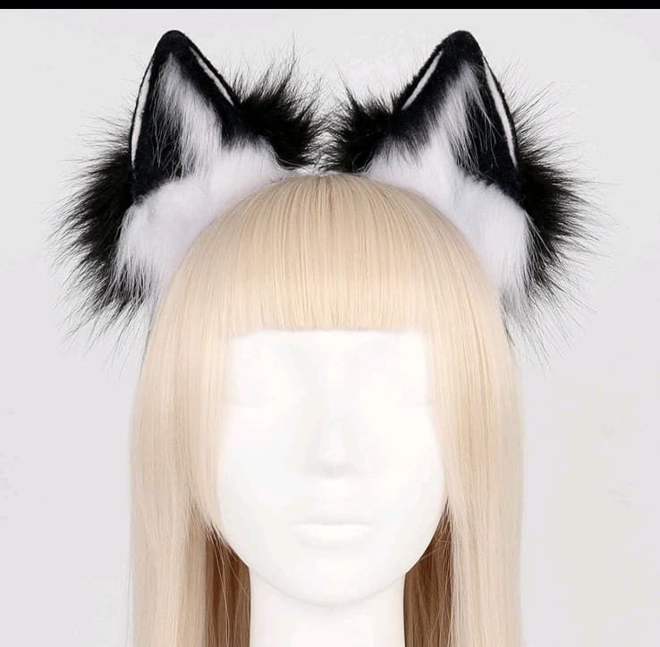 Fox Wolf Ears Cosplay Headband - Handmade - Thumbnail 3