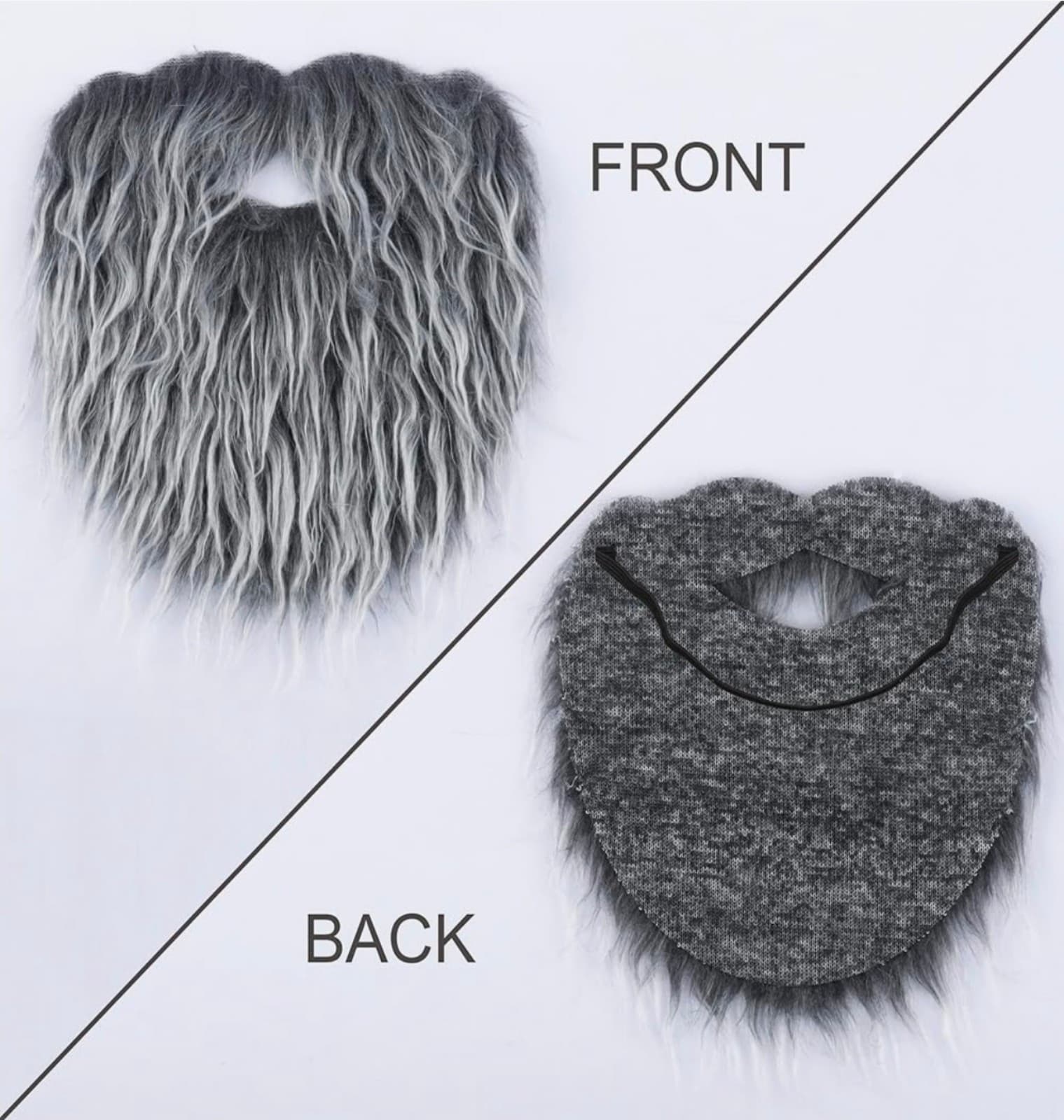 Dream Men Fake Beard with Elastic Band Easy Wear - Thumbnail 3