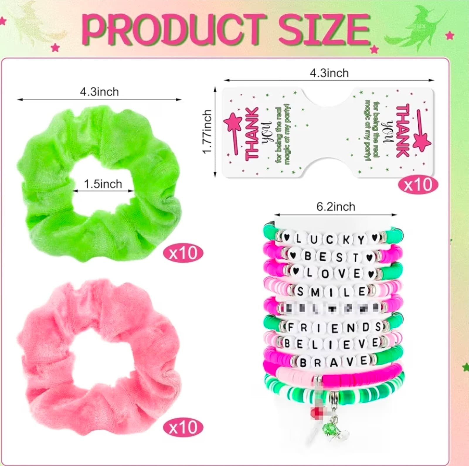 Wicked Birthday Party Gift Sets for 10 Guests - Thumbnail 2