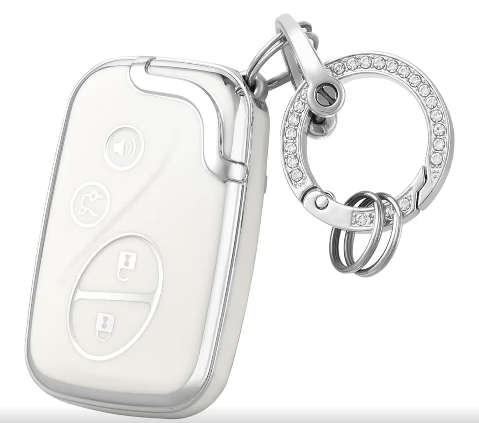 Lexus Key Fob Cover with Keychain Key Fob Case Holder for Lexus ES350 GS300 GS43