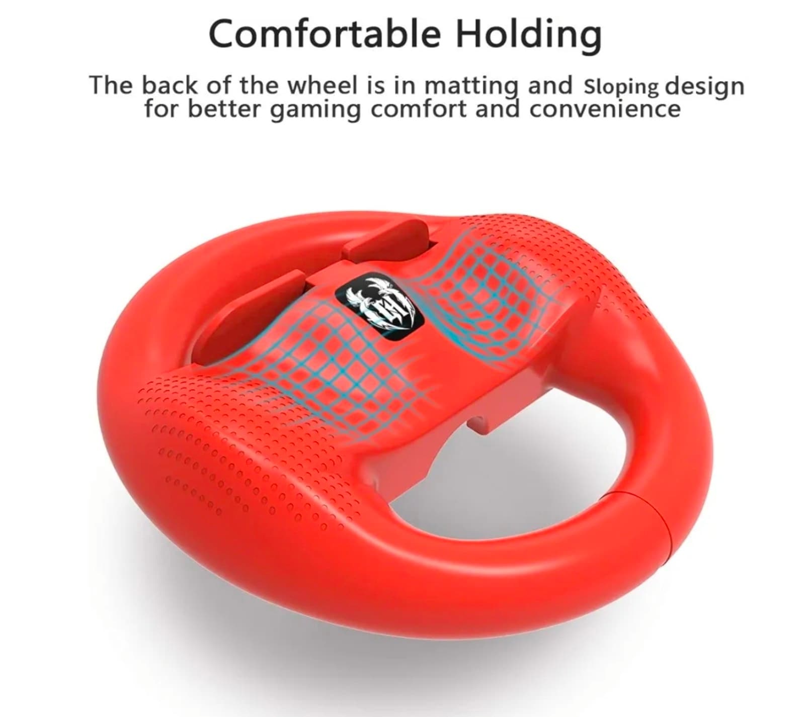 Switch 2 Steering Wheel for Mario Kart World, Mario Cart Racing Wheel - Thumbnail 5