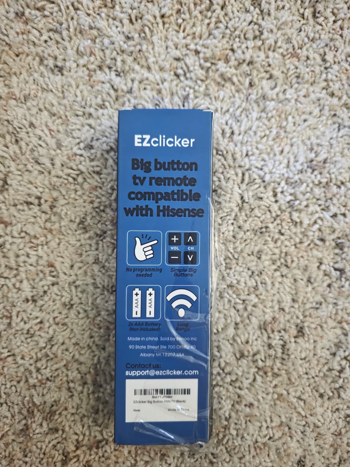 TV Remote Control EZ Clicker Large Print Remote - Thumbnail 2