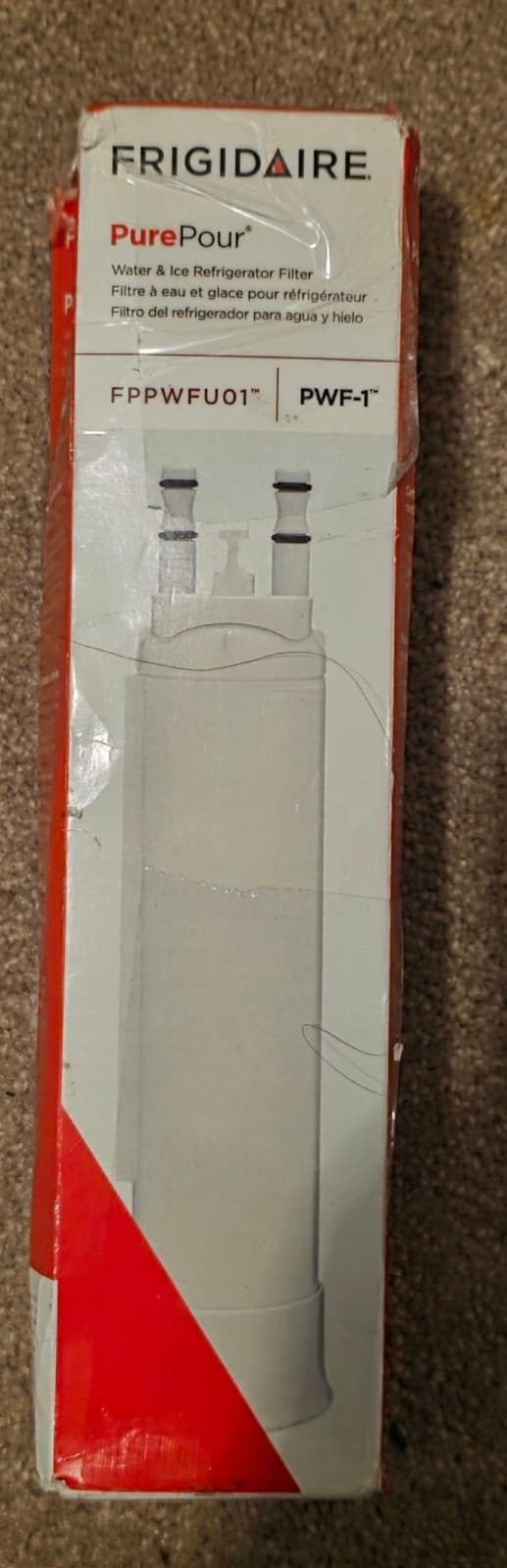 Frigidaire FPPWFU01 PWF-1 Refrigerator PurePour Water &Ice Refrigerator Filter
