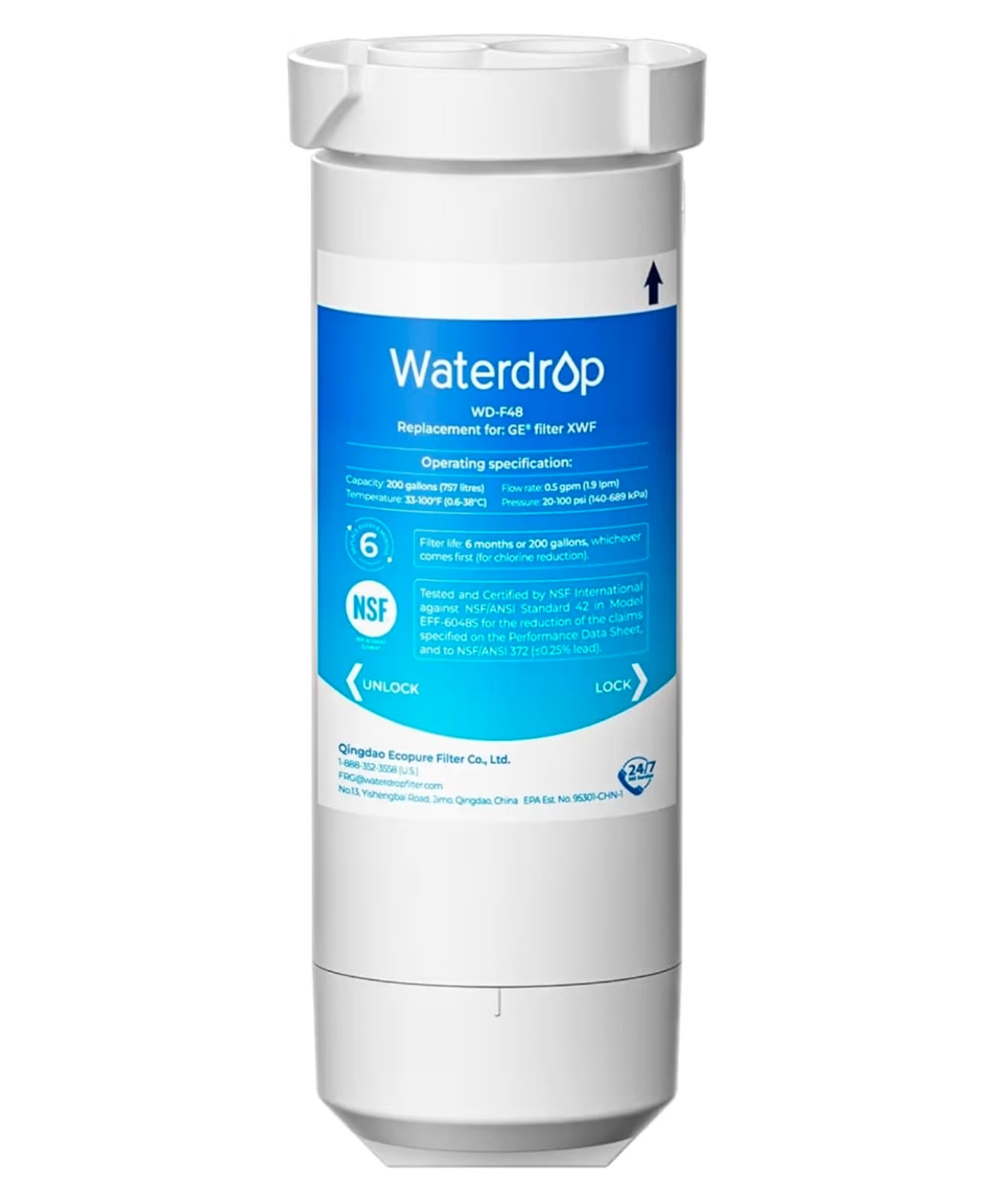Waterdrop refrigerator water filter WD-F07