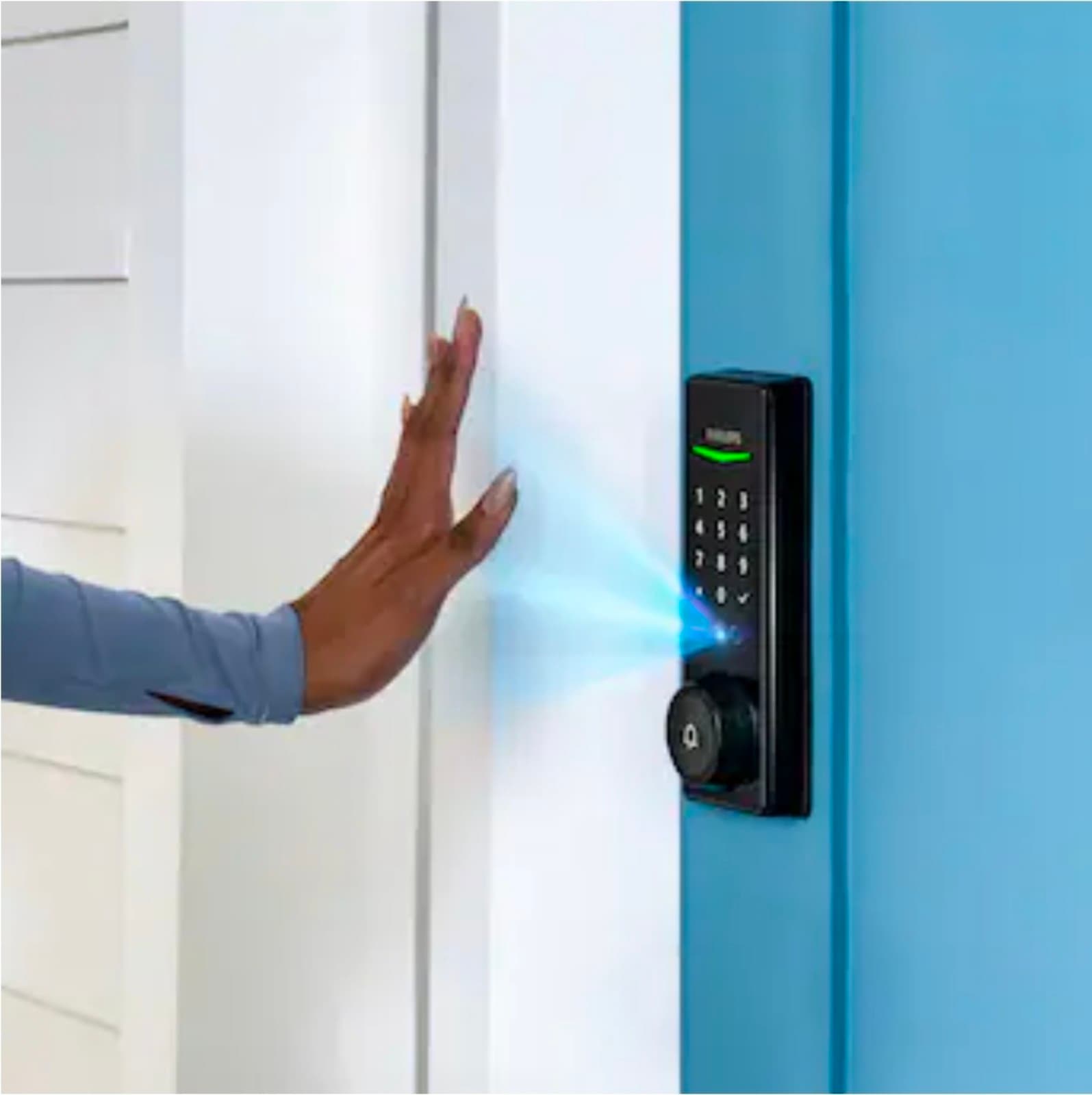 Philips 5000 Series Matte Black Smart Wi-Fi and Touchscreen Keypad Deadbolt - Thumbnail 8