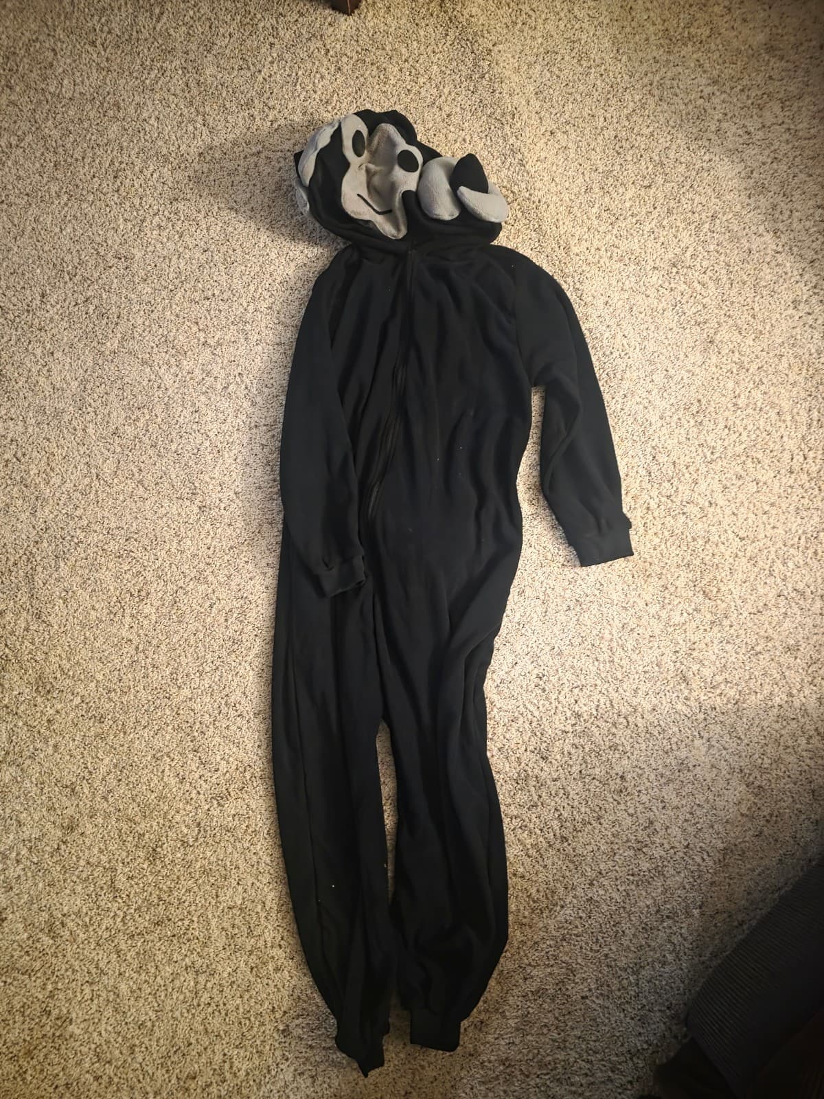 Black Sheep Kigurumi Onesie Pajamas Adult size Small - Thumbnail 4