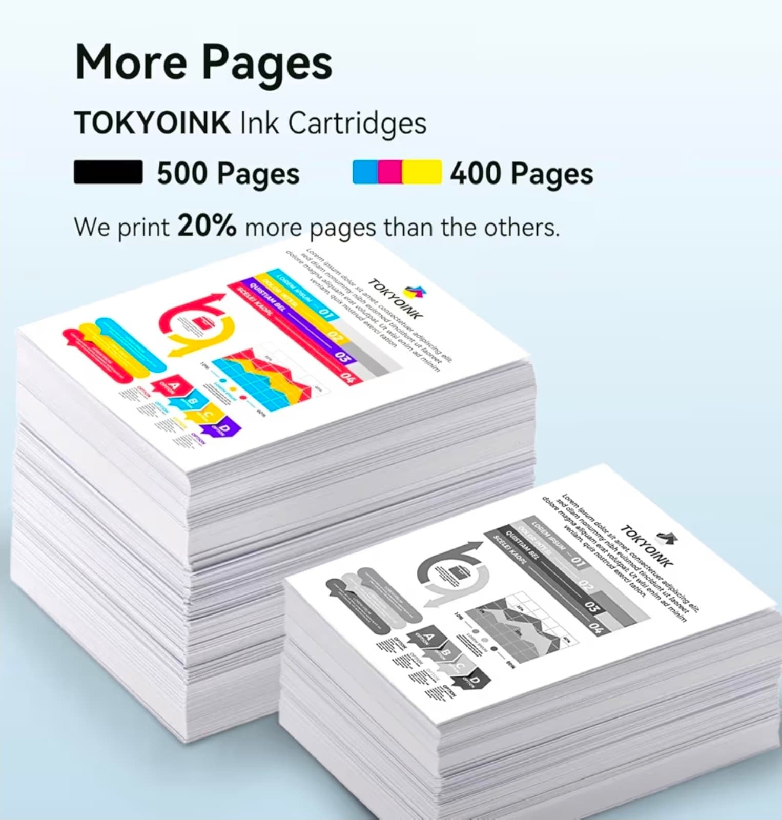 HP Printers Compatible for HP 923 HP923 Ink Cartridges - Thumbnail 3
