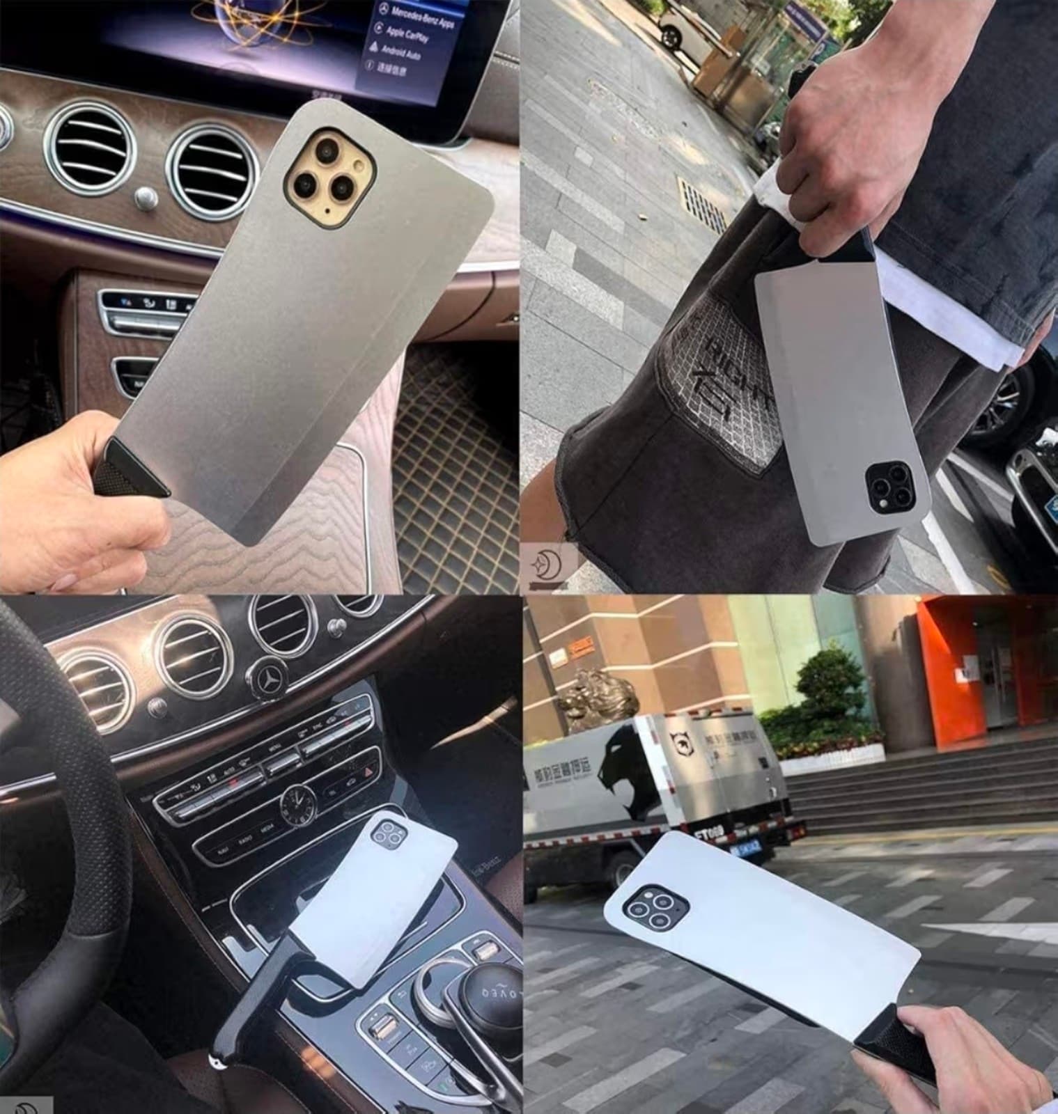 Prank Phone Case for Samsung Galaxy S21 FE Silicone Knife - Thumbnail 6