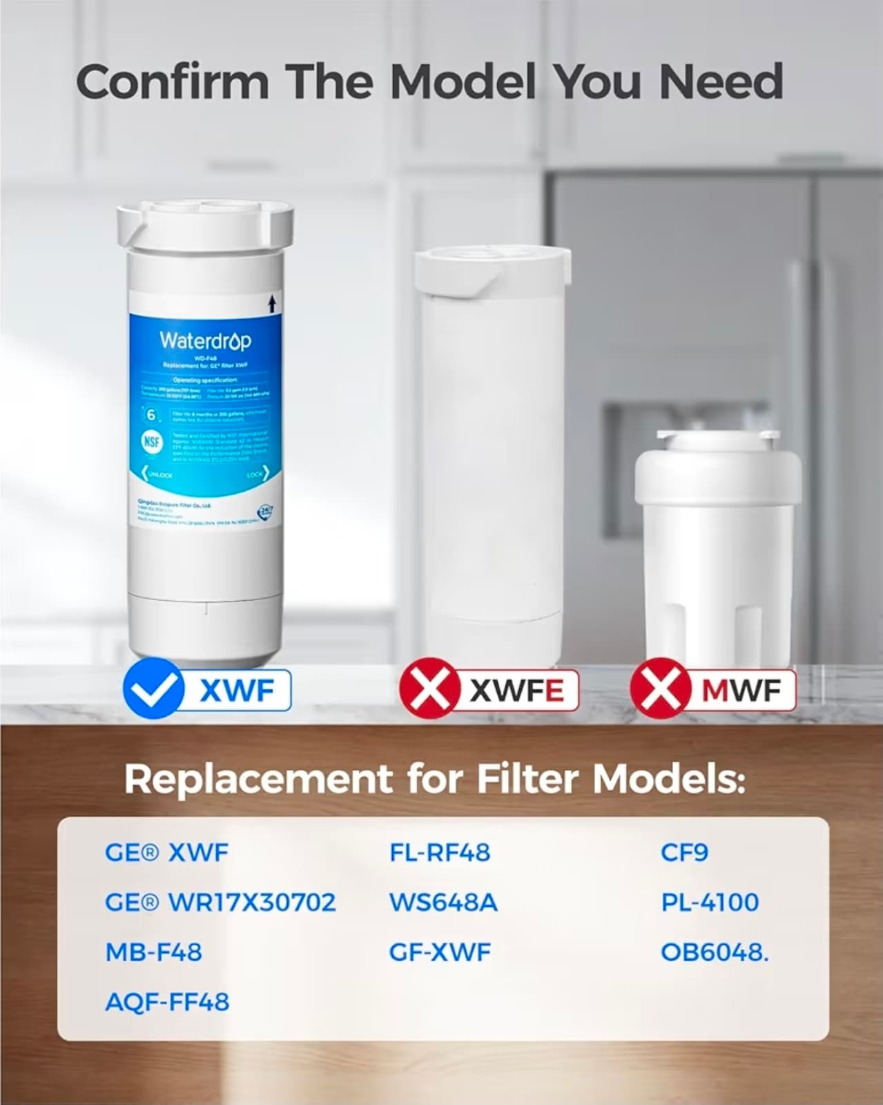 Waterdrop refrigerator water filter WD-F07 - Thumbnail 2