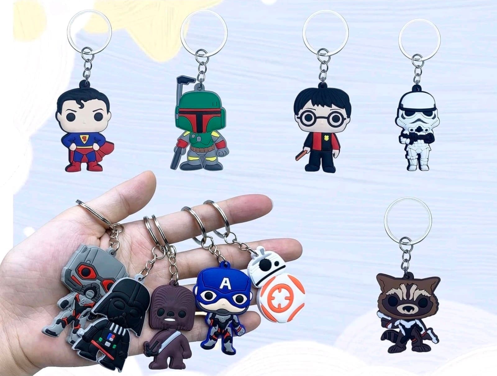 Keychains for Birthday Party Giftbag Toys - Thumbnail 2