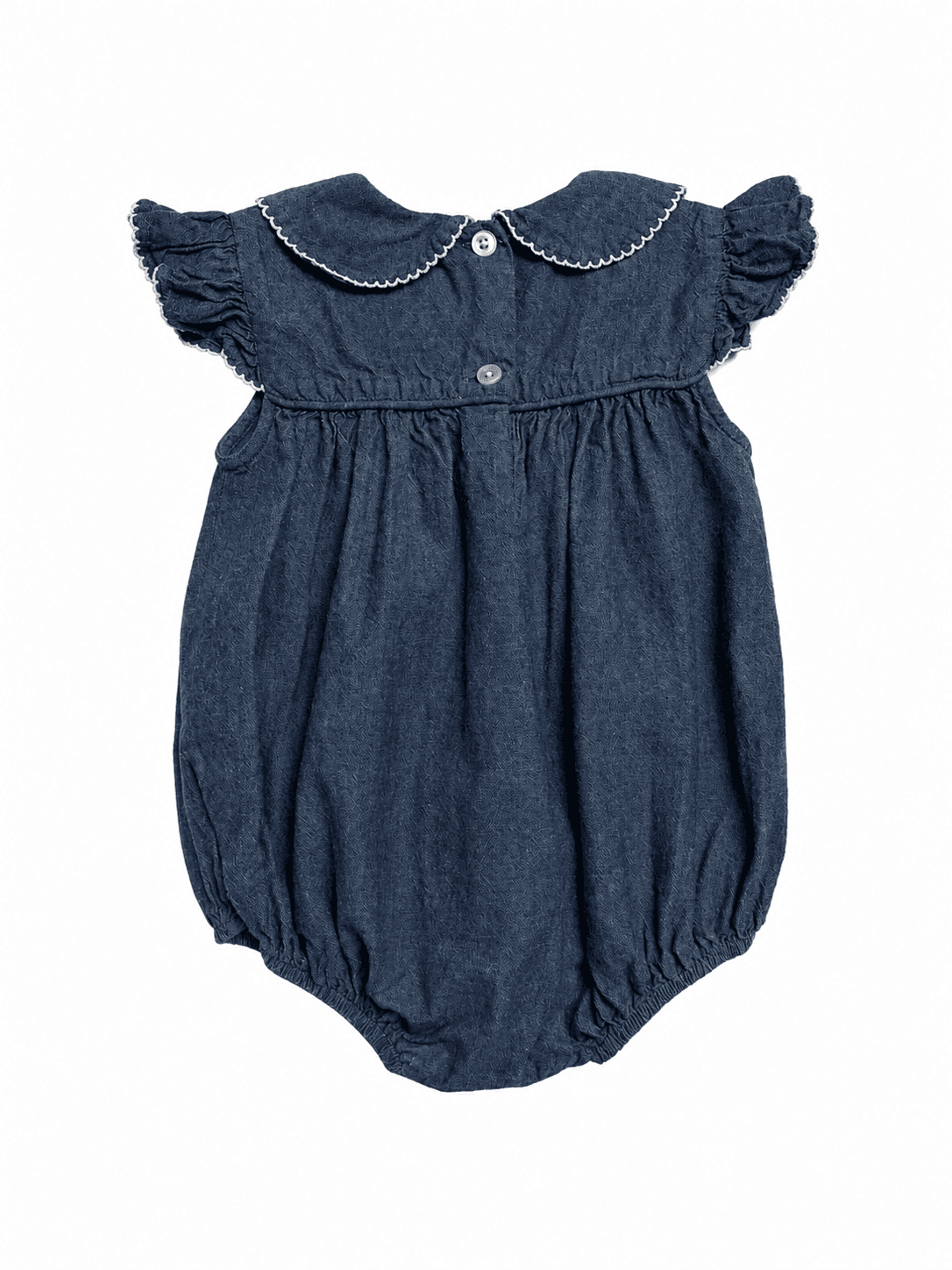 Sage and Lilly Blue Bubble Romper size 12 months - Thumbnail 2