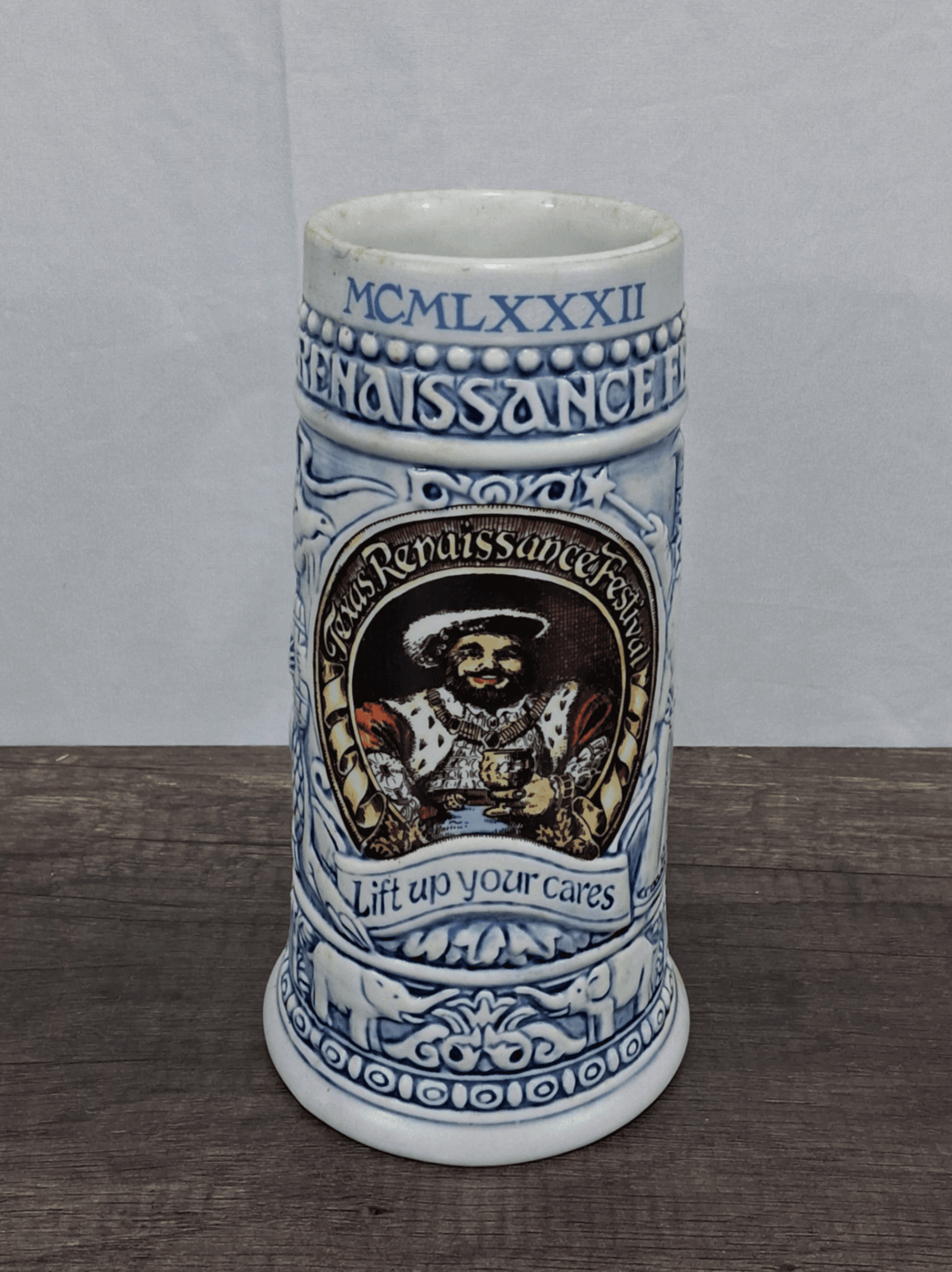 Ceramarte Texas Renaissance Festival 1982 Stein