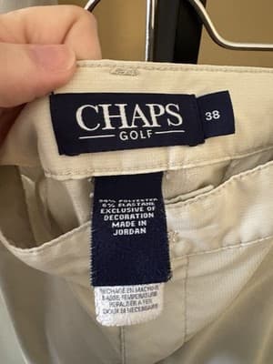 Chaps Golf Men's Beige Cargo Shorts Size 38 Stretch Pockets - Thumbnail 2