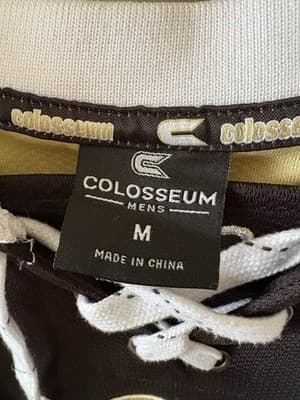 Colosseum Purdue Boilermakers Men's Ice Hockey Jersey M Black Gold - Thumbnail 3