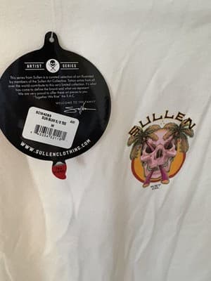 Sullen Men's Tshirt SUN BUM Biker Tattoos Urban Design Limited Edition Hazy Daze - Thumbnail 3