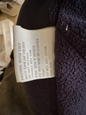 Vtg Sears Fieldmaster Jacket Suede Leather Brown 80s 90s - Thumbnail 2
