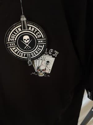 Sullen Men's T-shirt Death Dealer Biker Tattoos Urban Design Limited Edition - Thumbnail 3