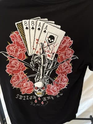 Sullen Men's T-shirt Death Dealer Biker Tattoos Urban Design Limited Edition