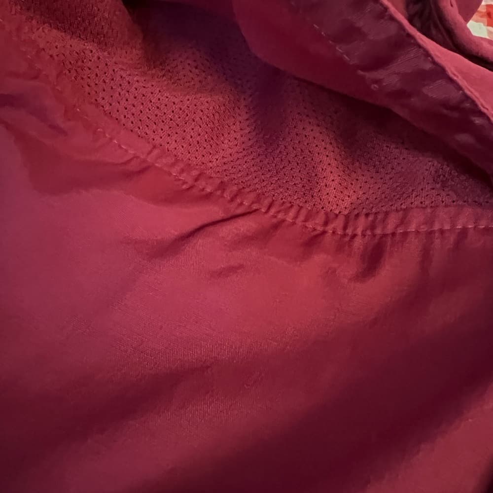 Women's REI outdoors/camping burgundy button down shirt size L - Thumbnail 4