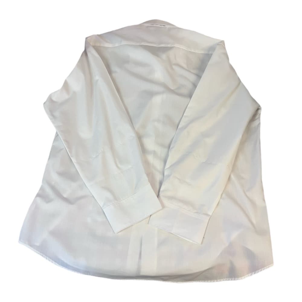 Las Olas oversized White Gold Butterfly Embroidered Button up shirt Size L