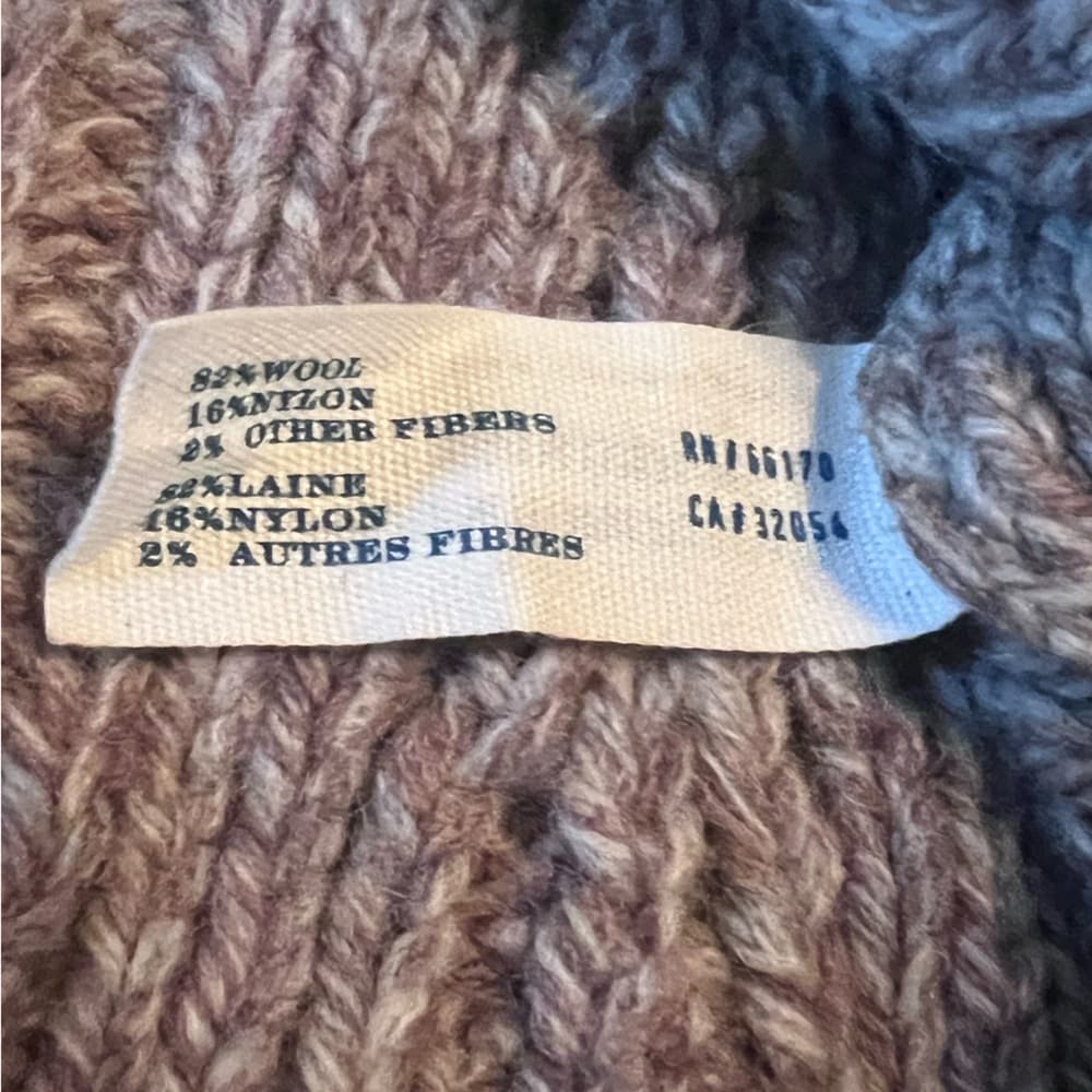 ANTHROPOLOGIE *RARE* 2010 Sz M Leifsdottir Horse Head Wool Chunky Knit Sweater - Thumbnail 4
