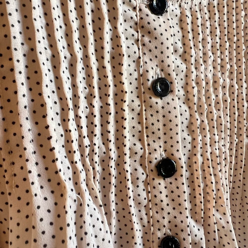 Jasmine & Juliana size XL light pink polka dot blouse - Thumbnail 3