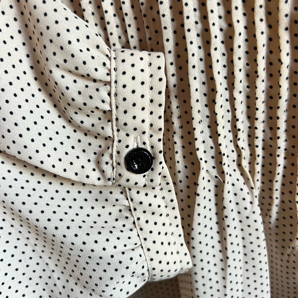 Jasmine & Juliana size XL light pink polka dot blouse - Thumbnail 4