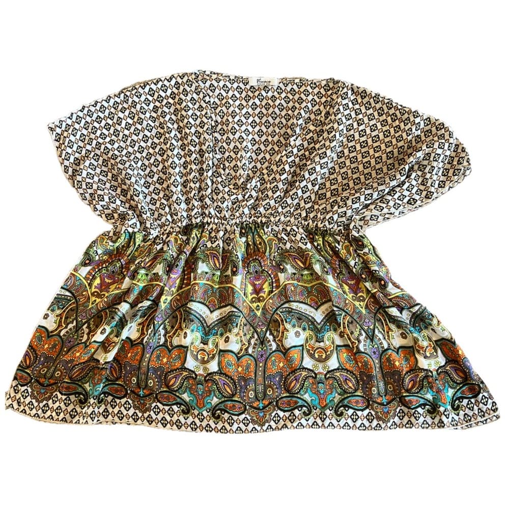 Vivace kimono style printed blouse one size - Thumbnail 4