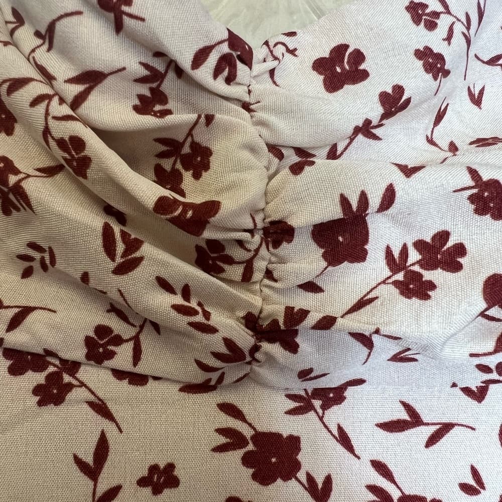 Dainty Jewells “Born to Bloom” v-neck floral midi dress size XL - Thumbnail 4