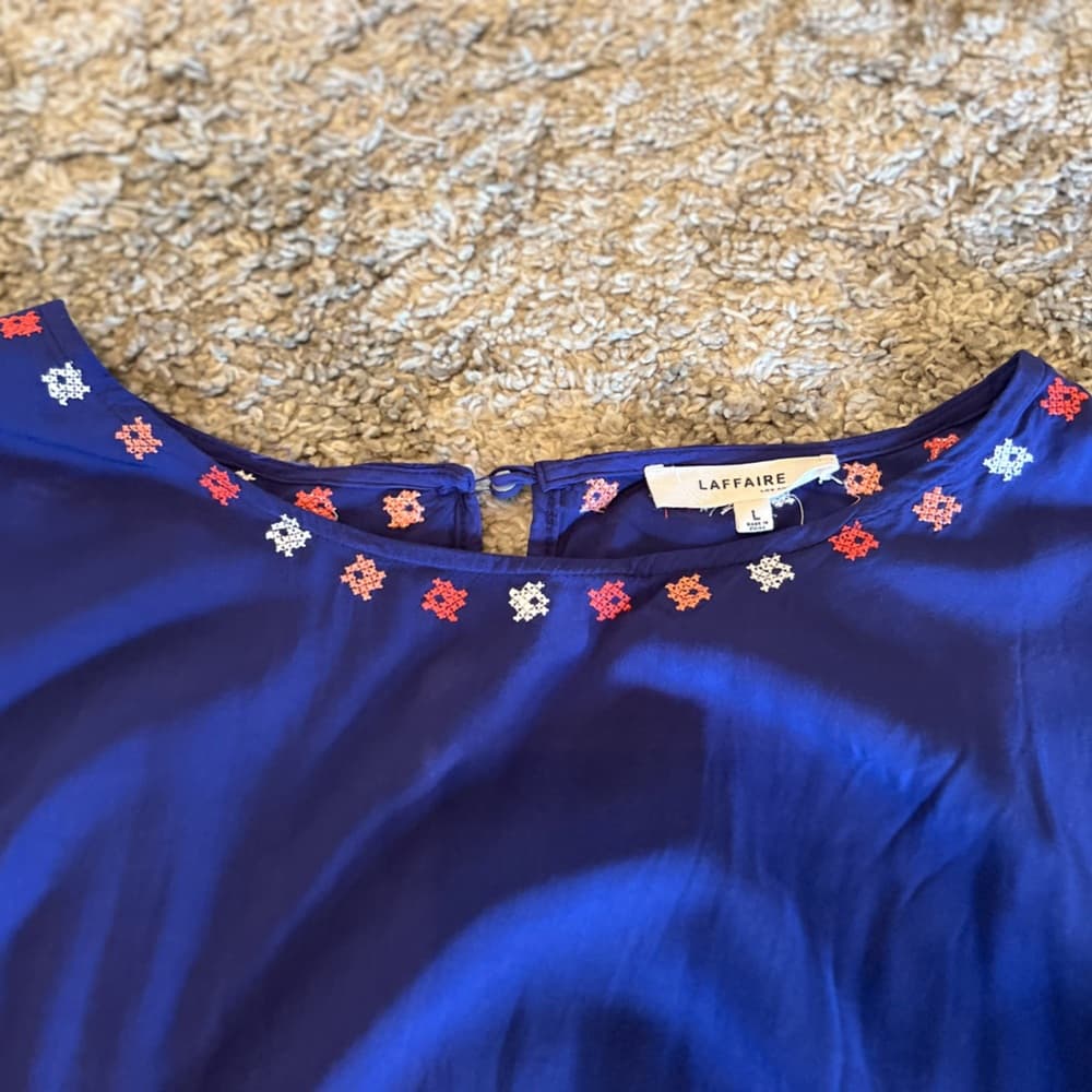 Laffaire blouse size L with embroidery detailing - Thumbnail 9
