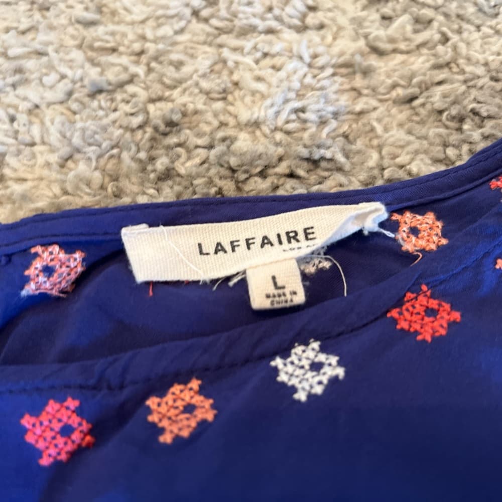 Laffaire blouse size L with embroidery detailing - Thumbnail 4