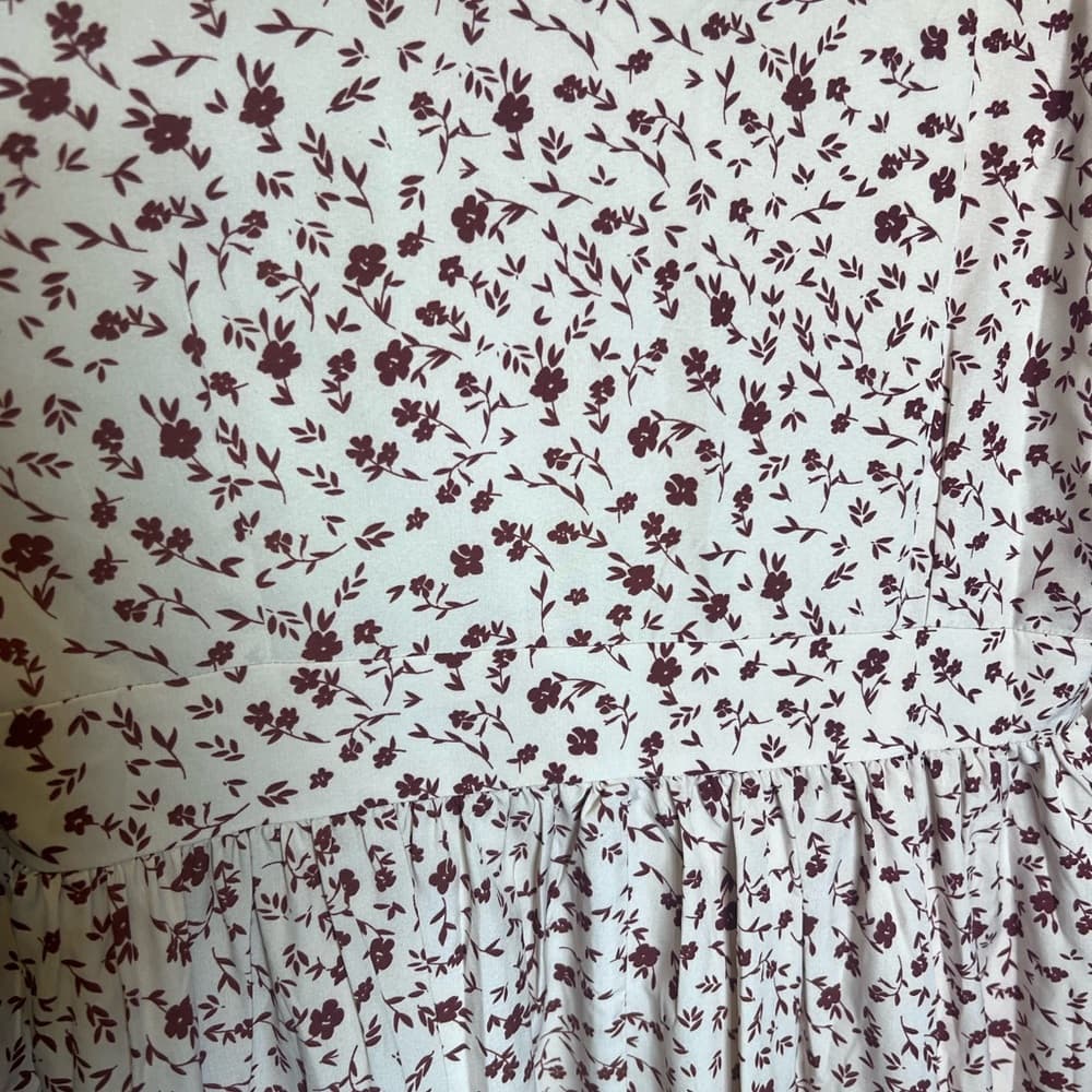 Dainty Jewells “Born to Bloom” v-neck floral midi dress size XL - Thumbnail 5