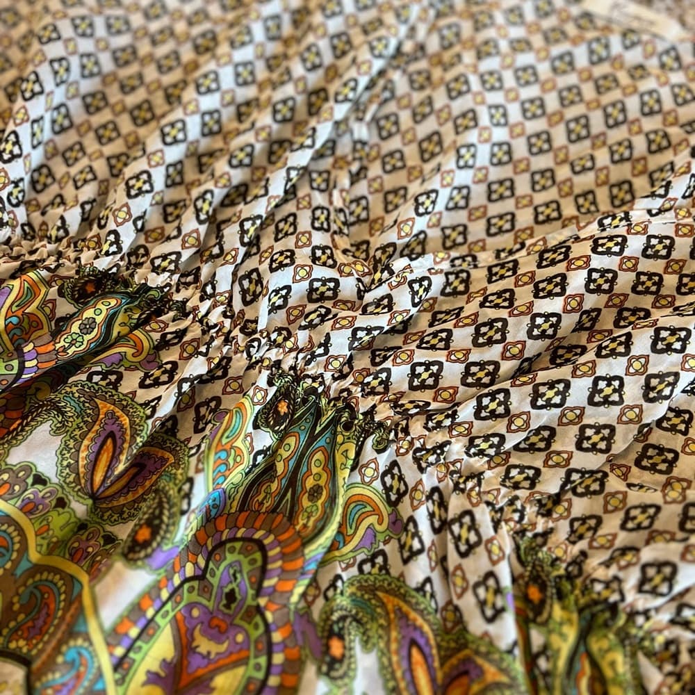 Vivace kimono style printed blouse one size - Thumbnail 3