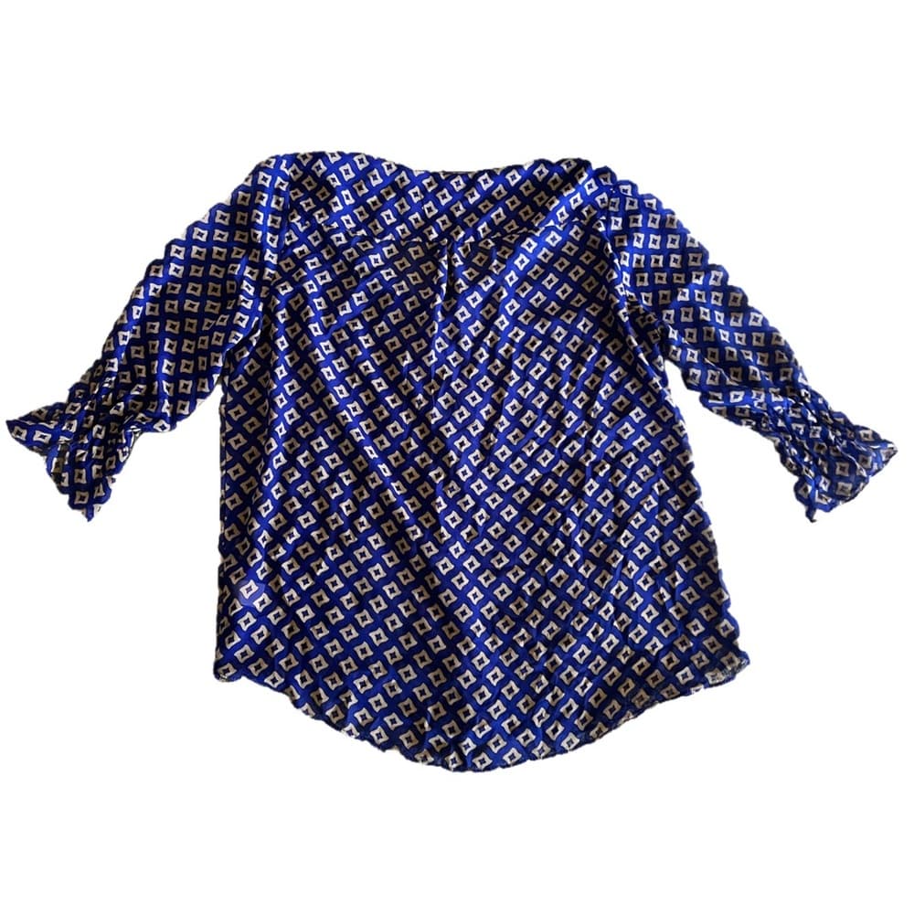 Umgee printed blouse size L
