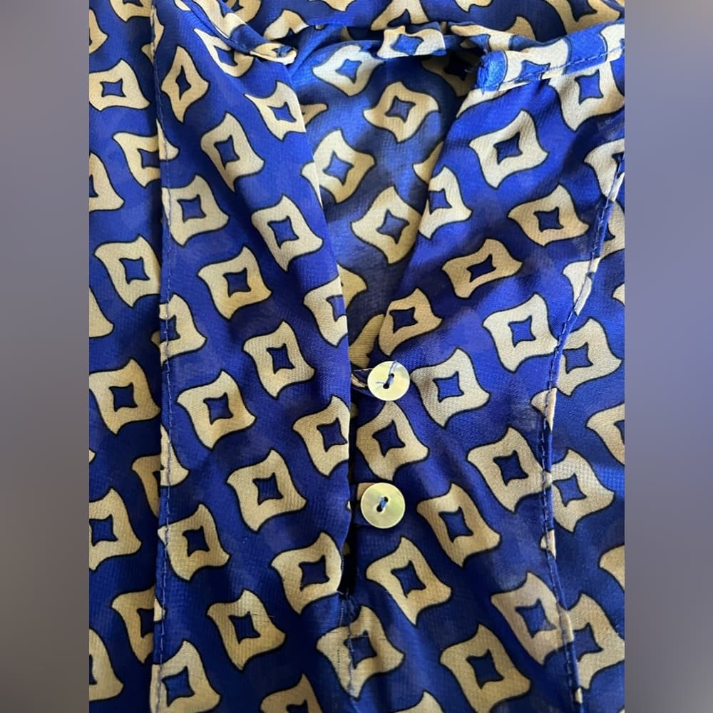 Umgee printed blouse size L - Thumbnail 2