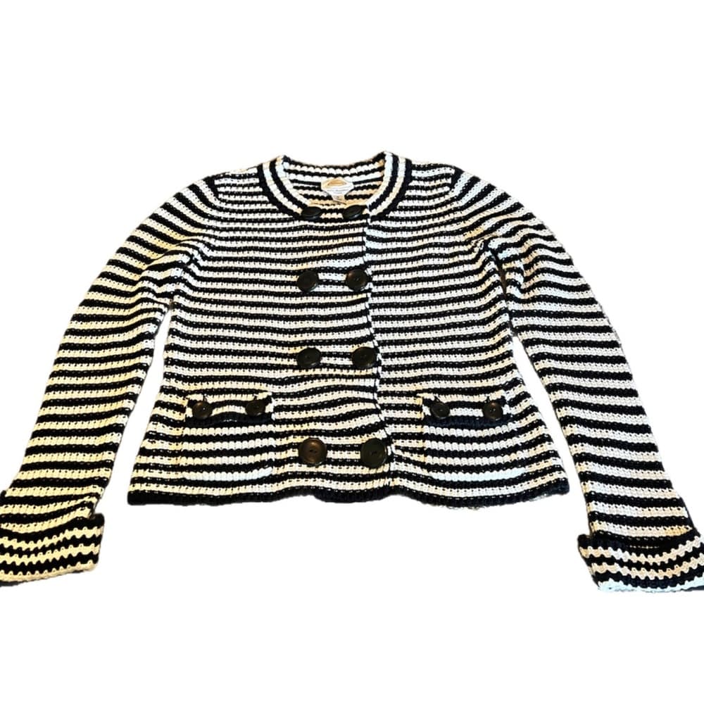Vintage Talbots striped sweater size M