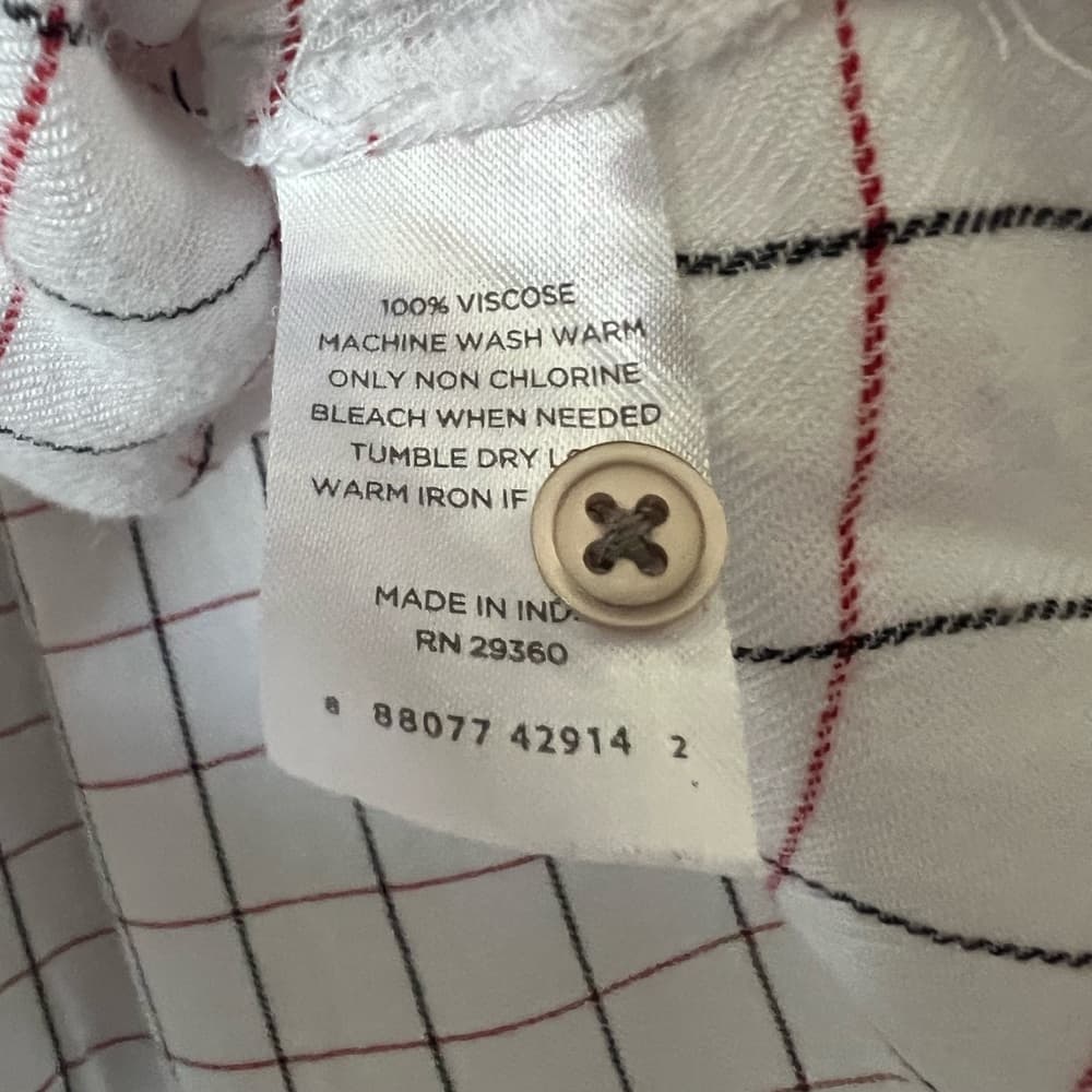 dip size XL plaid top - Thumbnail 4