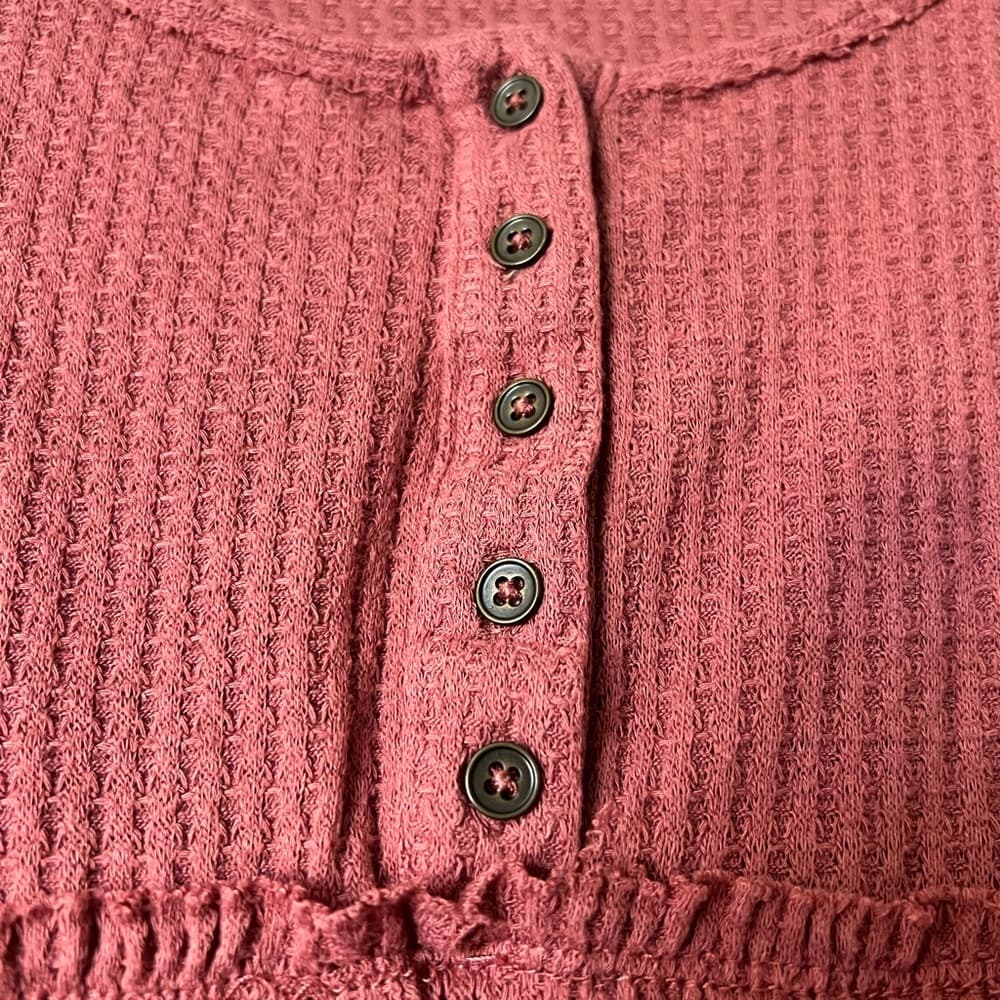 xhileration sweatery top lace and button detailing size XL - Thumbnail 6