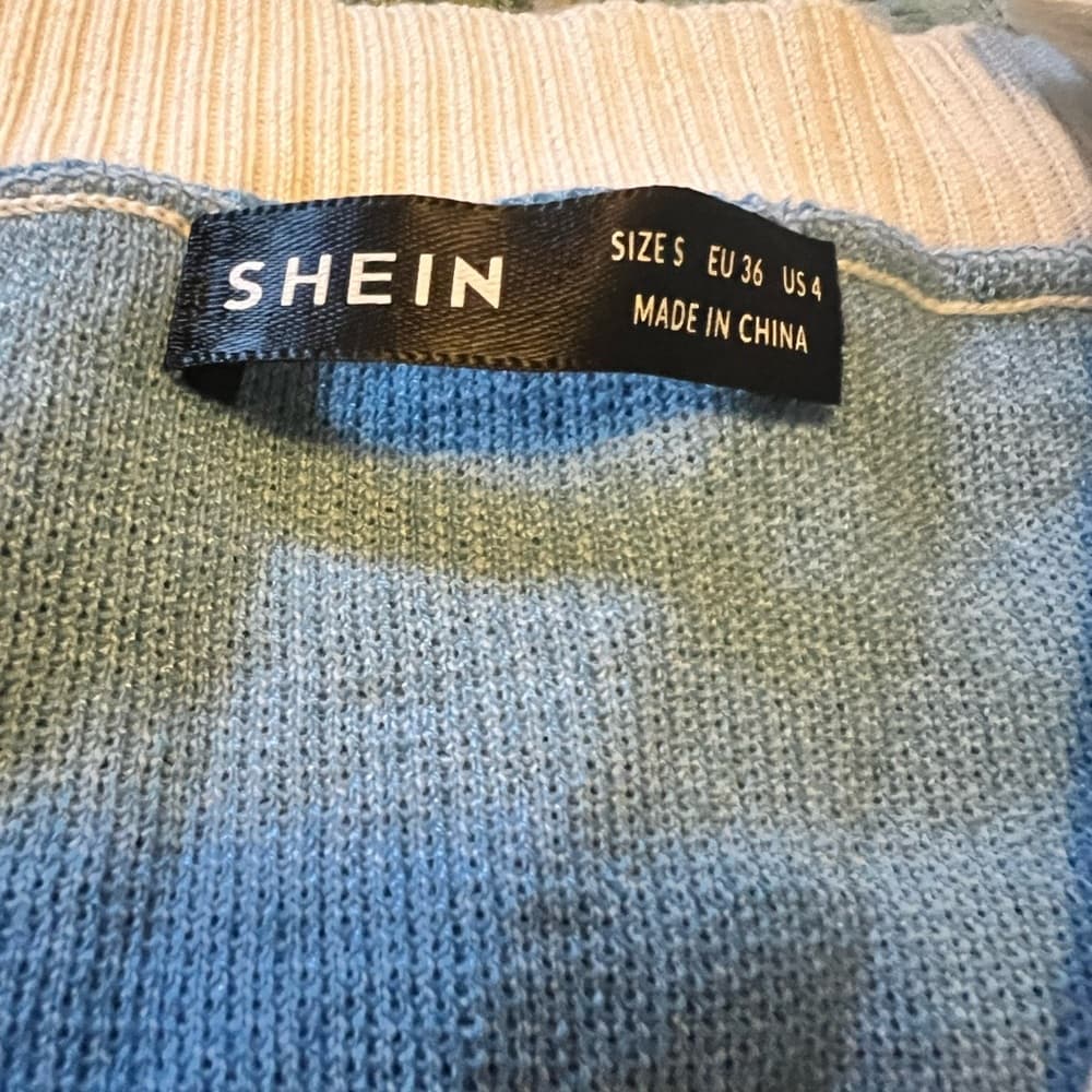 SHEIN NWOT button down cardigan sweater with clouds size S - Thumbnail 3