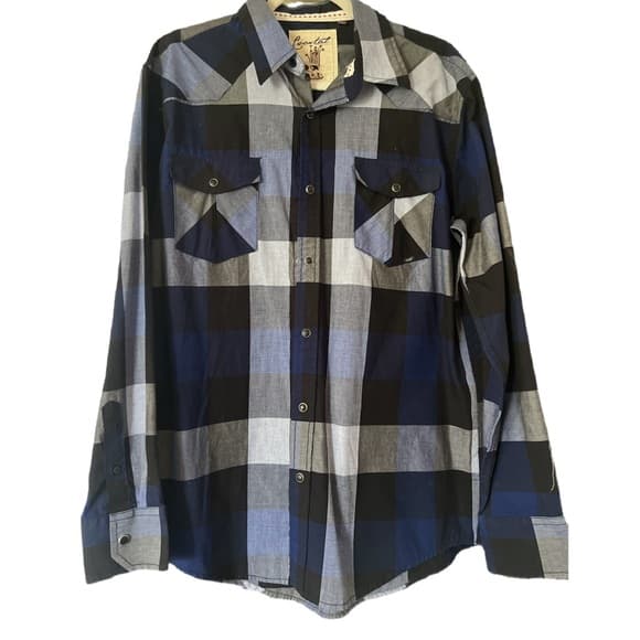 Coastal men's button up shirt with pockets size L - Thumbnail 7