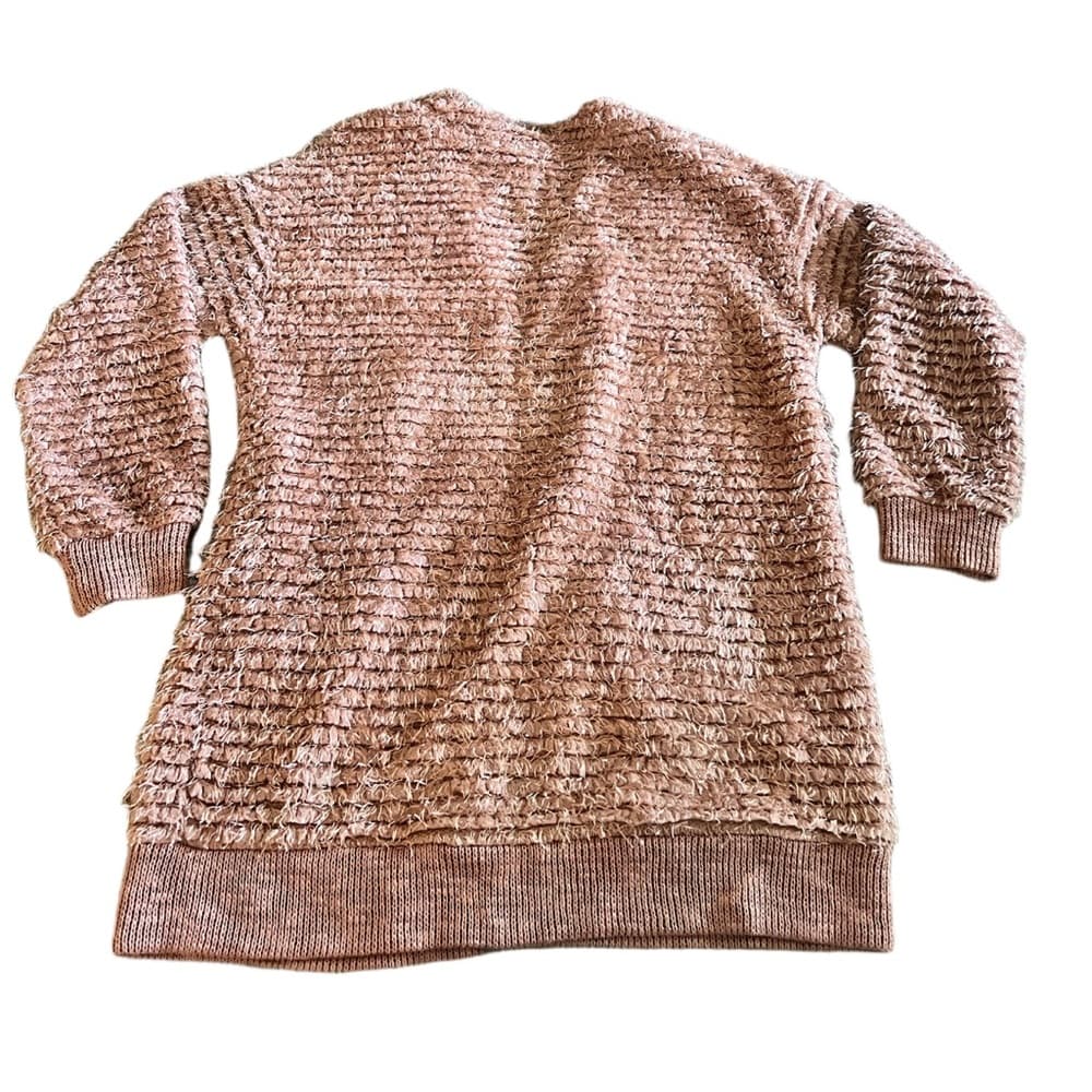Knox Rose Open Cardigan Sweater Size M Dusty Pink - Thumbnail 3