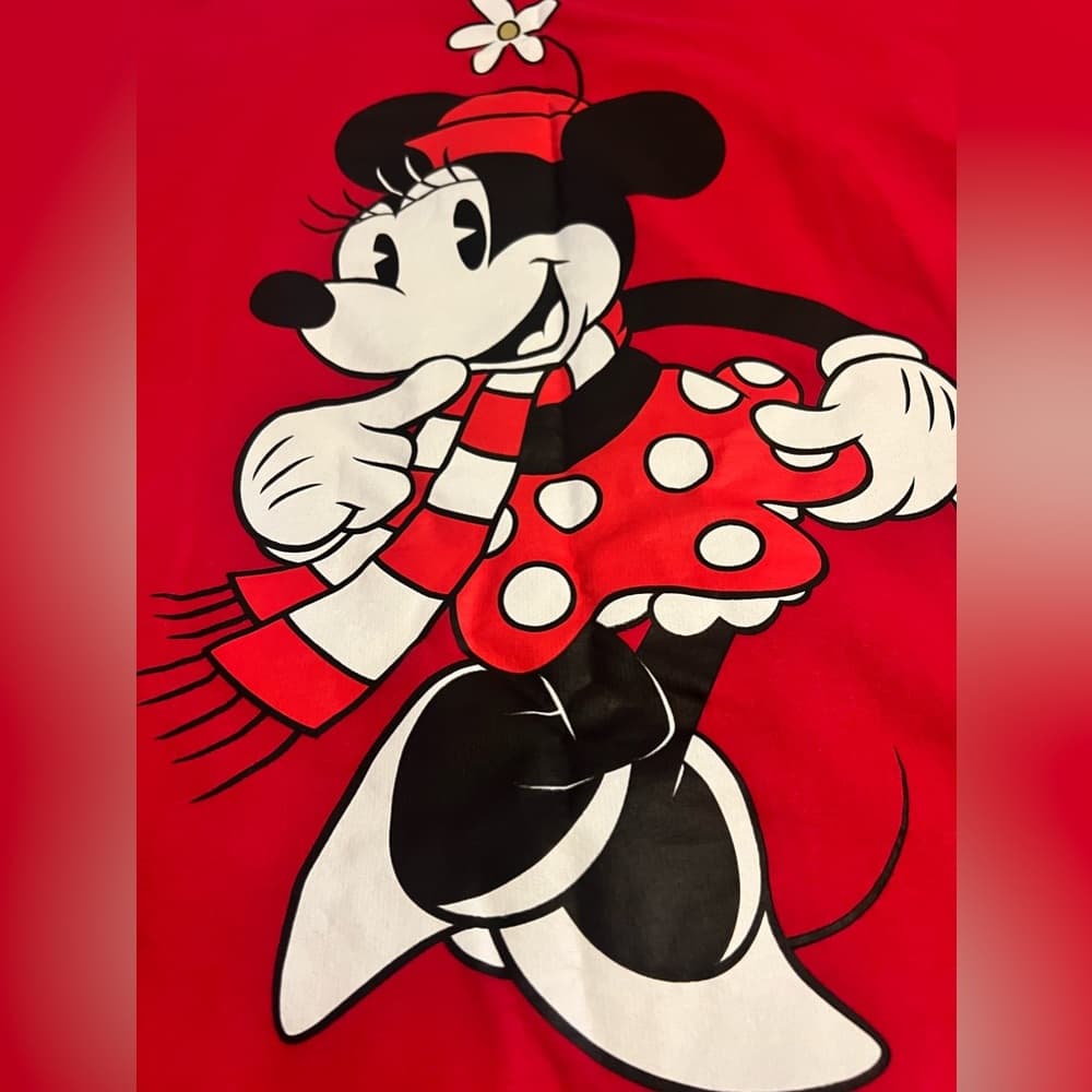 M I N N I E M O U S E Disney Crew neck sweater size L - Thumbnail 2