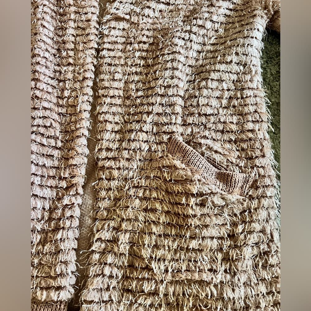 Knox Rose Open Cardigan Sweater Size M Dusty Pink - Thumbnail 4